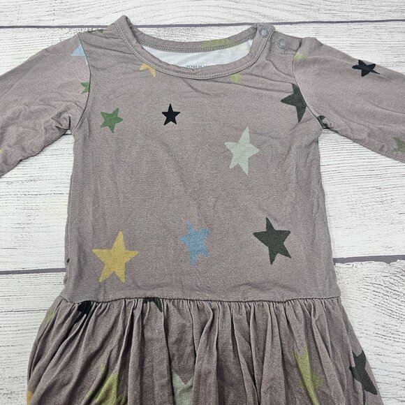 Posh Peanut Baby Gir; Star Long Sleeve Twirl Bodysuit 18-24 months - Picture 1 of 5